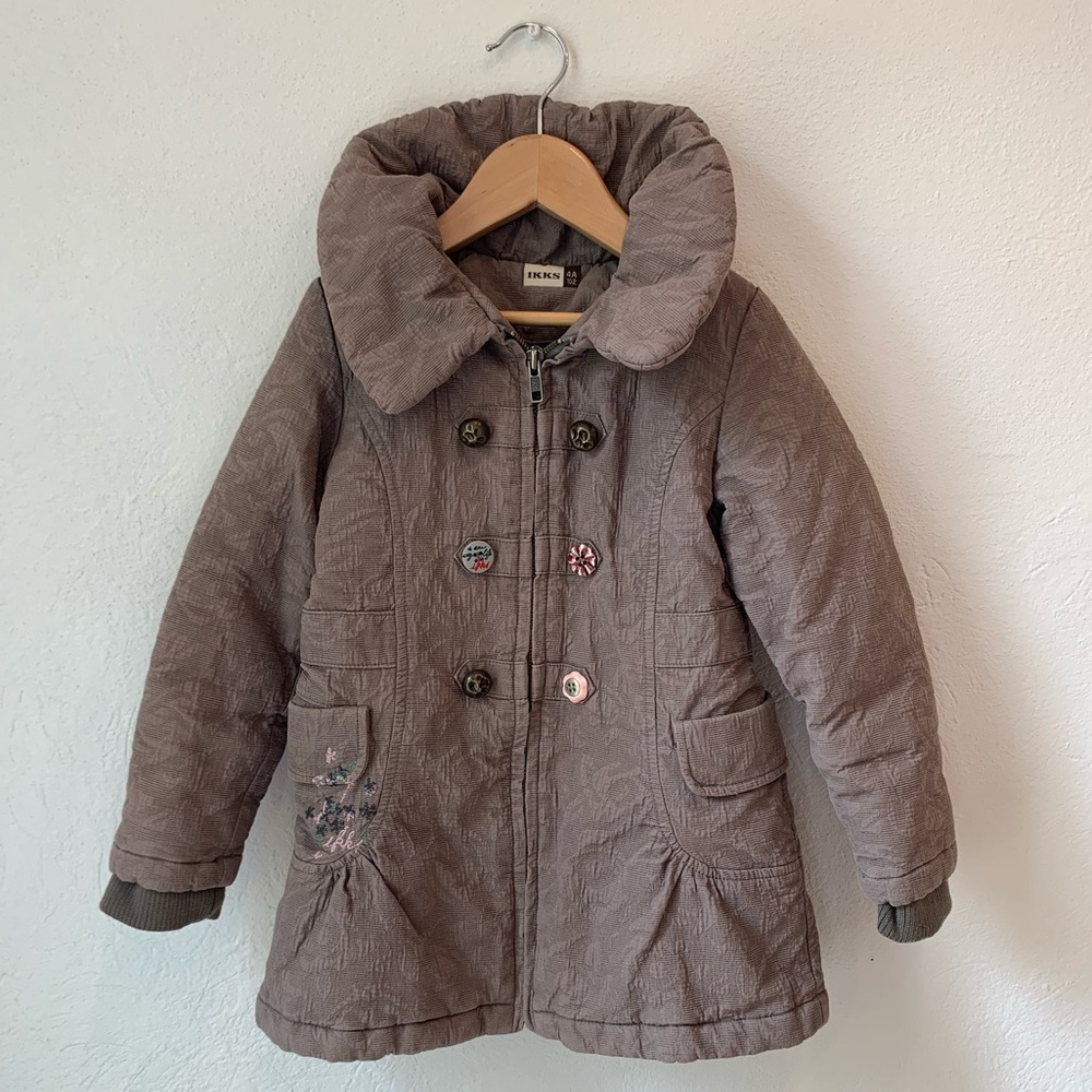 IKKS winter coat toddler girl SZ 4T